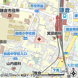 ふれあい鎌倉訪問介護事業所周辺の地図