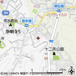 けいすいデイサービス鎌倉浄明寺周辺の地図