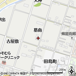愛知県一宮市丹羽（墓南）周辺の地図