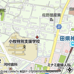 愛知県小牧市久保一色1192周辺の地図