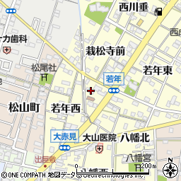 愛知県一宮市大赤見若年西644周辺の地図