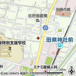 愛知県小牧市久保一色1181周辺の地図