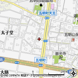 愛知県江南市五明町当光地206周辺の地図