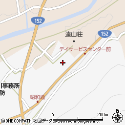 長野県飯田市南信濃八重河内117周辺の地図