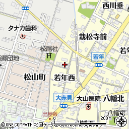 愛知県一宮市大赤見若年西664-3周辺の地図
