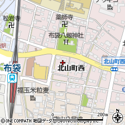 愛知県江南市北山町西328周辺の地図