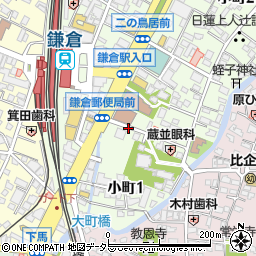 リパーク鎌倉小町第４駐車場周辺の地図