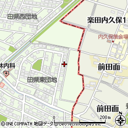 愛知県小牧市久保一色237-81周辺の地図