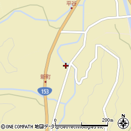 長野県下伊那郡平谷村1265周辺の地図