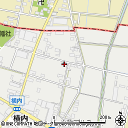 愛知県小牧市横内129周辺の地図