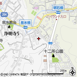 あいらの杜 鎌倉浄明寺周辺の地図