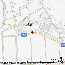 京都府福知山市私市西ケ端38周辺の地図