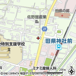 愛知県小牧市久保一色1181-2周辺の地図
