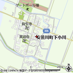 滋賀県高島市安曇川町下小川389周辺の地図