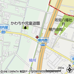 愛知県小牧市横内32周辺の地図