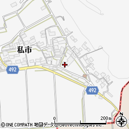 京都府福知山市私市稗田14-1周辺の地図