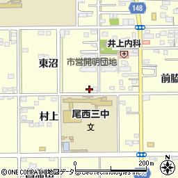 愛知県一宮市開明東沼52周辺の地図
