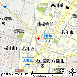愛知県一宮市大赤見若年西642周辺の地図