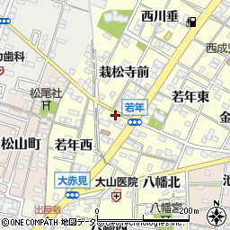 愛知県一宮市大赤見周辺の地図
