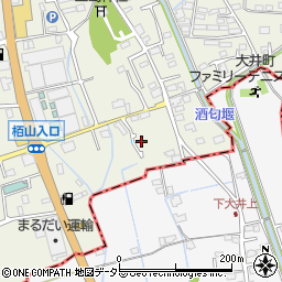 神奈川県足柄上郡大井町上大井421周辺の地図