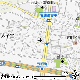 愛知県江南市五明町当光地197周辺の地図