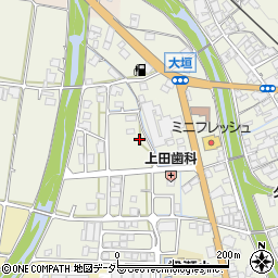 兵庫県朝来市山東町大垣59-2周辺の地図