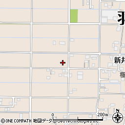 岐阜県羽島市正木町新井582周辺の地図