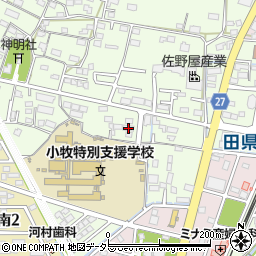 愛知県小牧市久保一色1195-1周辺の地図