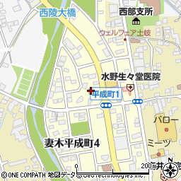 ファミリーマート土岐平成店周辺の地図
