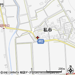 京都府福知山市私市西ケ端7周辺の地図