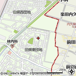 愛知県小牧市久保一色237-56周辺の地図