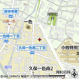愛知県小牧市久保一色南2丁目28周辺の地図