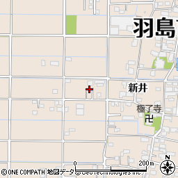 岐阜県羽島市正木町新井575周辺の地図