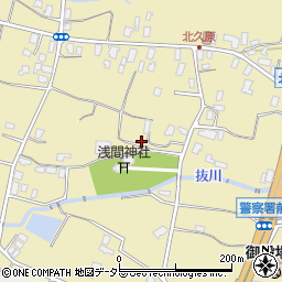 静岡県御殿場市北久原300周辺の地図