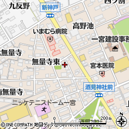 愛知県一宮市今伊勢町本神戸無量寺東36-1周辺の地図