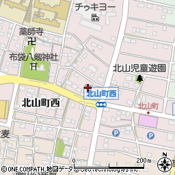 愛知県江南市北山町西260周辺の地図