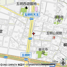 愛知県江南市五明町当光地233周辺の地図
