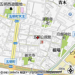 愛知県江南市五明町当光地279周辺の地図