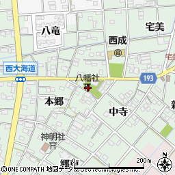 愛知県一宮市西大海道本郷13周辺の地図