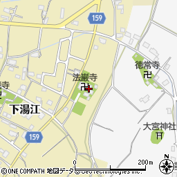 法巌寺周辺の地図