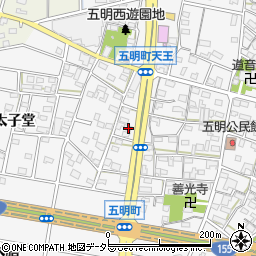 愛知県江南市五明町当光地192周辺の地図