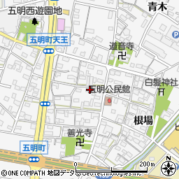 愛知県江南市五明町当光地278周辺の地図