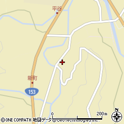 長野県下伊那郡平谷村1288周辺の地図