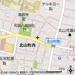 愛知県江南市北山町西243周辺の地図