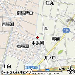 愛知県一宮市千秋町加茂流20周辺の地図