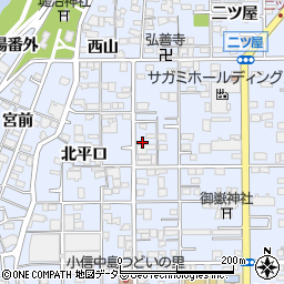 愛知県一宮市小信中島北東山13-3周辺の地図