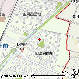 愛知県小牧市久保一色237-43周辺の地図