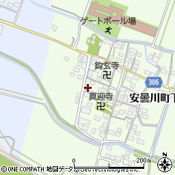 滋賀県高島市安曇川町下小川431周辺の地図