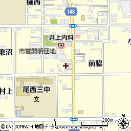 愛知県一宮市開明東沼81-3周辺の地図