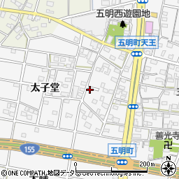 愛知県江南市五明町当光地34周辺の地図